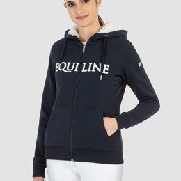 FELPA DONNA ZIP C/CAPPUCCIO CELASTEC Donna, Felpe e Pile 
